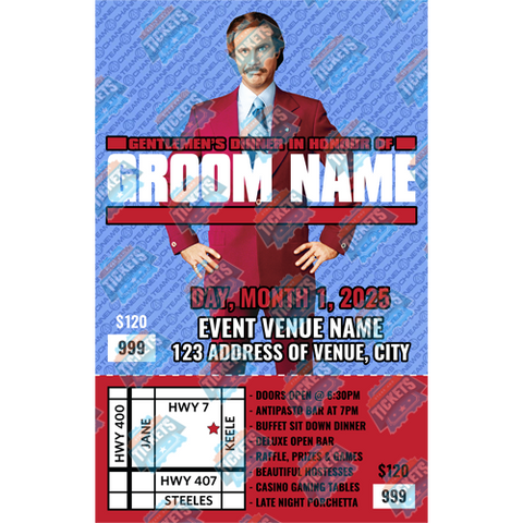 Anchorman Stag Ticket