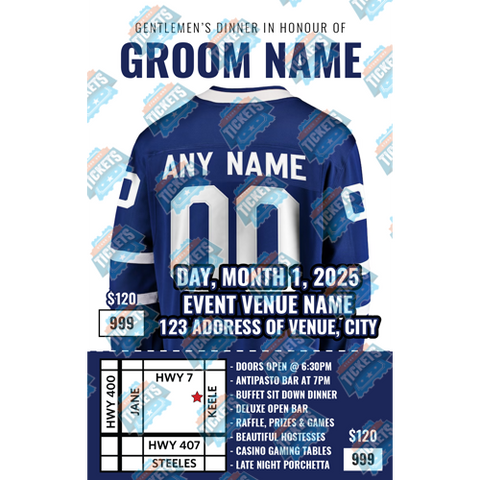 Hockey Jersey Name Swap Stag Ticket