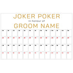 Joker Poker Deck of Cards Standard Board