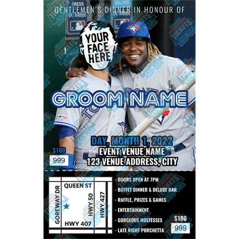 Blue Jays With Vladdy Face Swap Stag Ticket