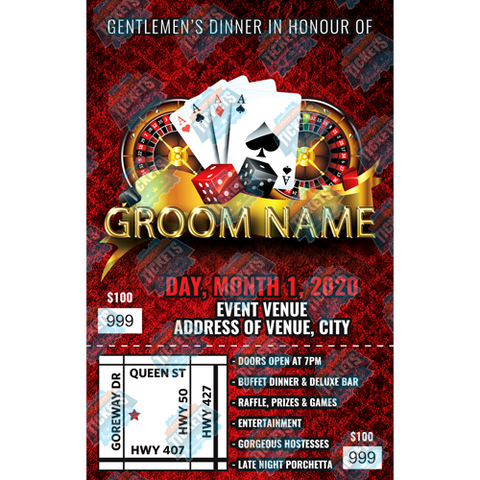 Golden Casino Stag Ticket