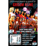 Patriotic Soccer Girls Stag Ticket