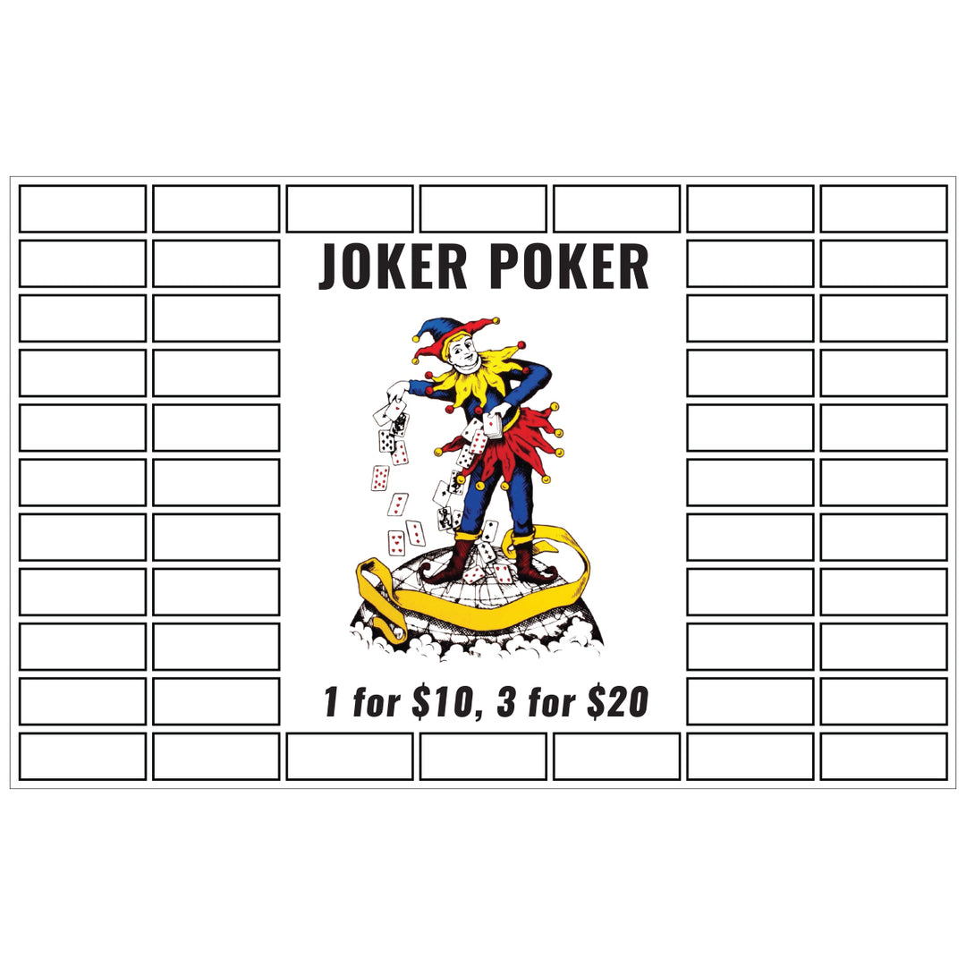 Joker Poker Boards – Stags and Tickets